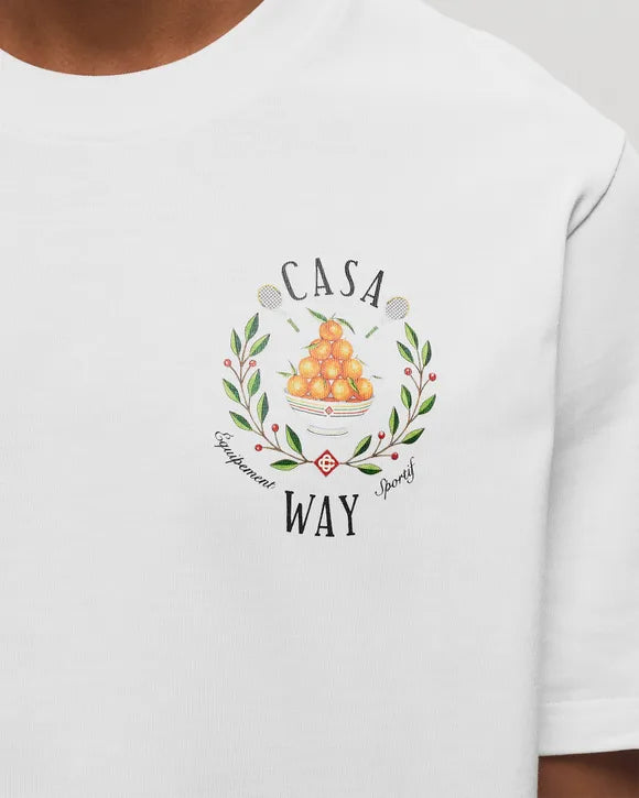 Casa Blanca Tee "White Citrus Oranges"