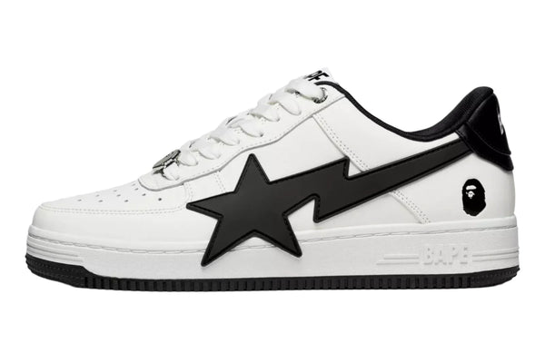 Bape Sta Low  "White/Black"